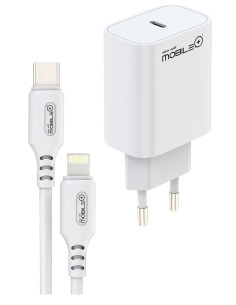 Fast Charger PD + QC 25W USB-C + USB-C to Lightning Cable – MOBILE+...