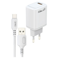 Fast Charger QC3.0 USB-A + USB-A to USB-C Cable – MOBILE+ MB-1062