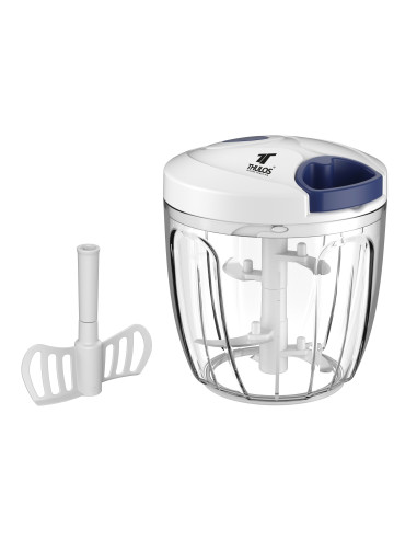 Mini chopper and manual mixer, with double blade. THULOS TH-KA002