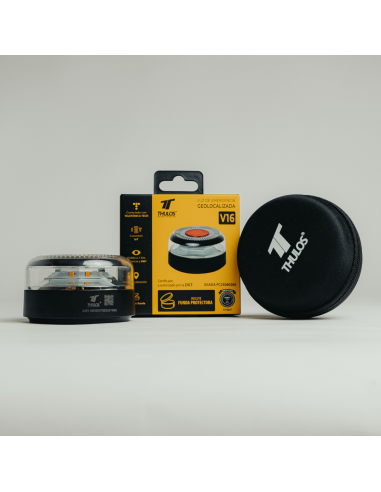 Family Pack 4× Connected V16 Beacon IoT with Geolocation. DGT Certi...