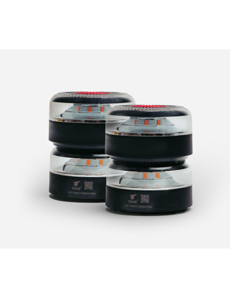 Family Pack 4× Connected V16 Beacon IoT with Geolocation. DGT Certi...