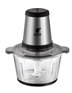 Electric chopper, 2 speeds, 1.2 L glass bowl. THULOS TH-CHP402