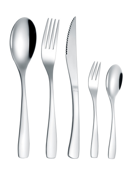 Stainless steel cutlery set, 4 place settings, 20 pieces. THULOS TH...