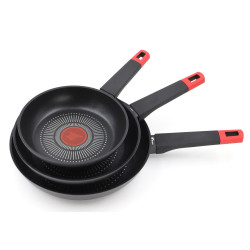 Set of 3 Frying Pans: 20x4.5 cm | 24x5 cm | 28x5.5 cm, with RED DOT... 2
