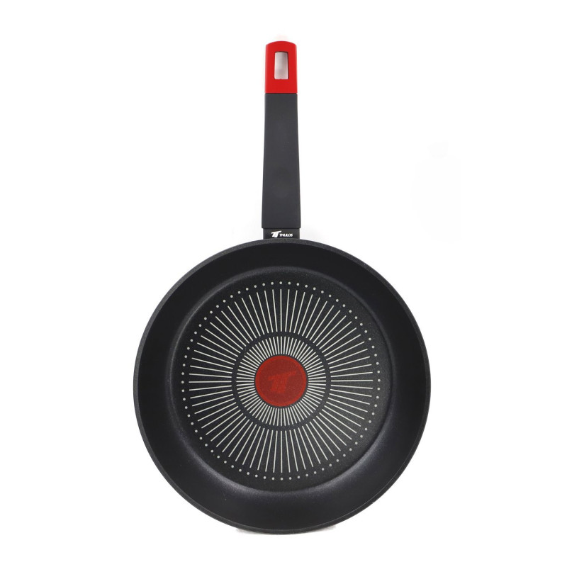 Set of 3 Frying Pans: 20x4.5 cm | 24x5 cm | 28x5.5 cm, with RED DOT...