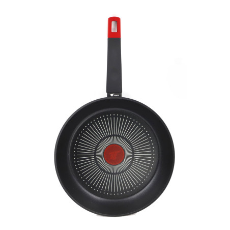 Set of 3 Frying Pans: 20x4.5 cm | 24x5 cm | 28x5.5 cm, with RED DOT...
