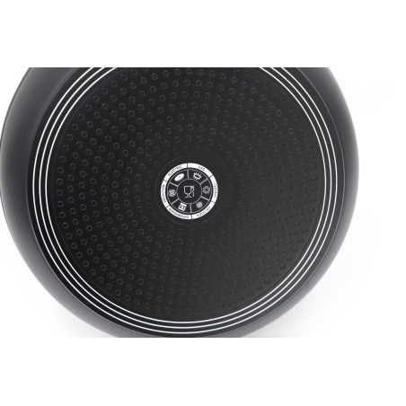 Set of 3 Frying Pans: 20x4.5 cm | 24x5 cm | 28x5.5 cm, with RED DOT...