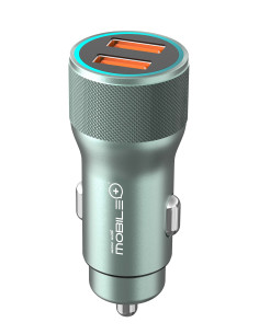15W Dual USB-A Car Charger. MOBILE+ MB-1065