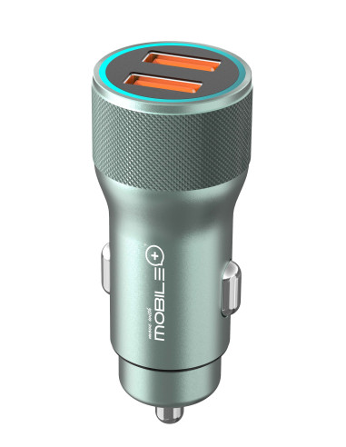 Cargador Doble USB-A 15W para Coche. MOBILE+ MB-1065 Mobile+ Inicio MB-1065