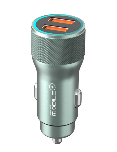 Cargador Doble USB-A 15W para Coche. MOBILE+ MB-1065 Mobile+ Inicio MB-1065
