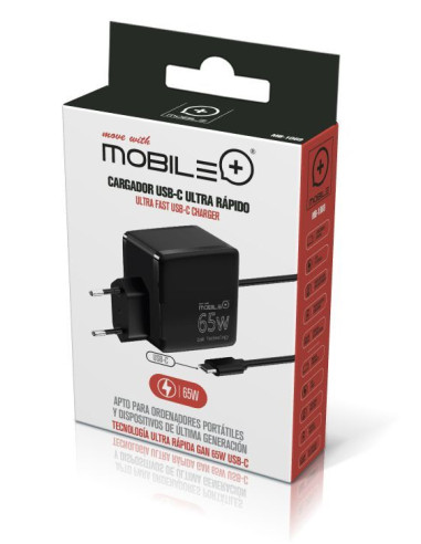 65W USB-C GaN Charger with PPS. MOBILE+ MB-1069
