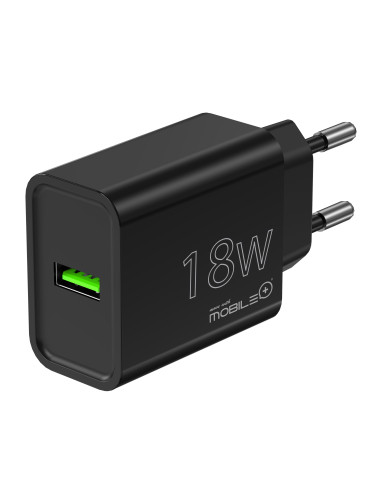 18W USB-A QC3.0 Fast Charger. MOBILE+ MB-1070 / MB-1071