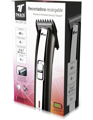 Recortador recargable |Varias longitudes de corte | Motor DC. THULOS TH-CP110 Thulos Inicio TH-CP110