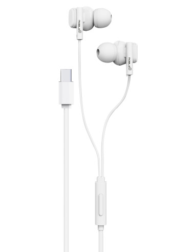 Auriculares USB-C con micrófono MOBILE+ – Sonido estéreo, control de volumen y cable resistente | MB-EP007 Mobile+ Inicio MB-...
