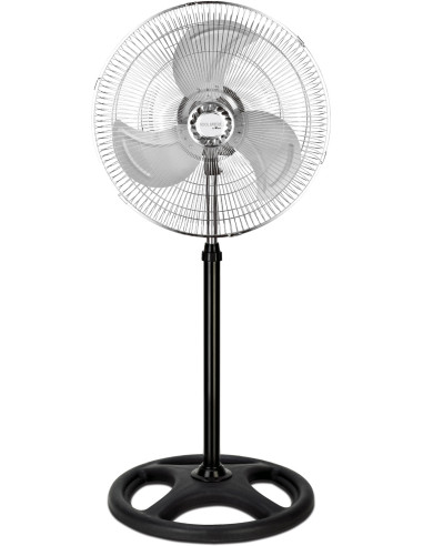 Ventilador de pé THULOS Ø18" (45,5 cm) | 70 W | 3 velocidades | Grande caudal de ar. THULOS TH-VN5015