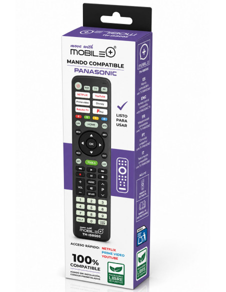 Remote Control Compatible with Panasonic TV