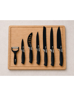 Set de Cuchillos de Acero Inoxidable | 7 Piezas | THULOS TH-MN2004