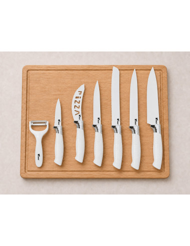 Set de Cuchillos de Acero Inoxidable | 7 Piezas | THULOS TH-MN2004